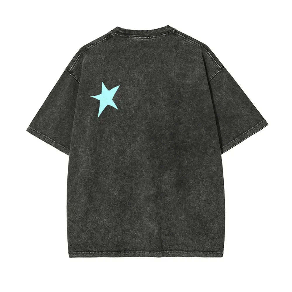 Josuke Higashikata JoJo's Bizarre Adventure Printed Unisex Washed T-Shirt