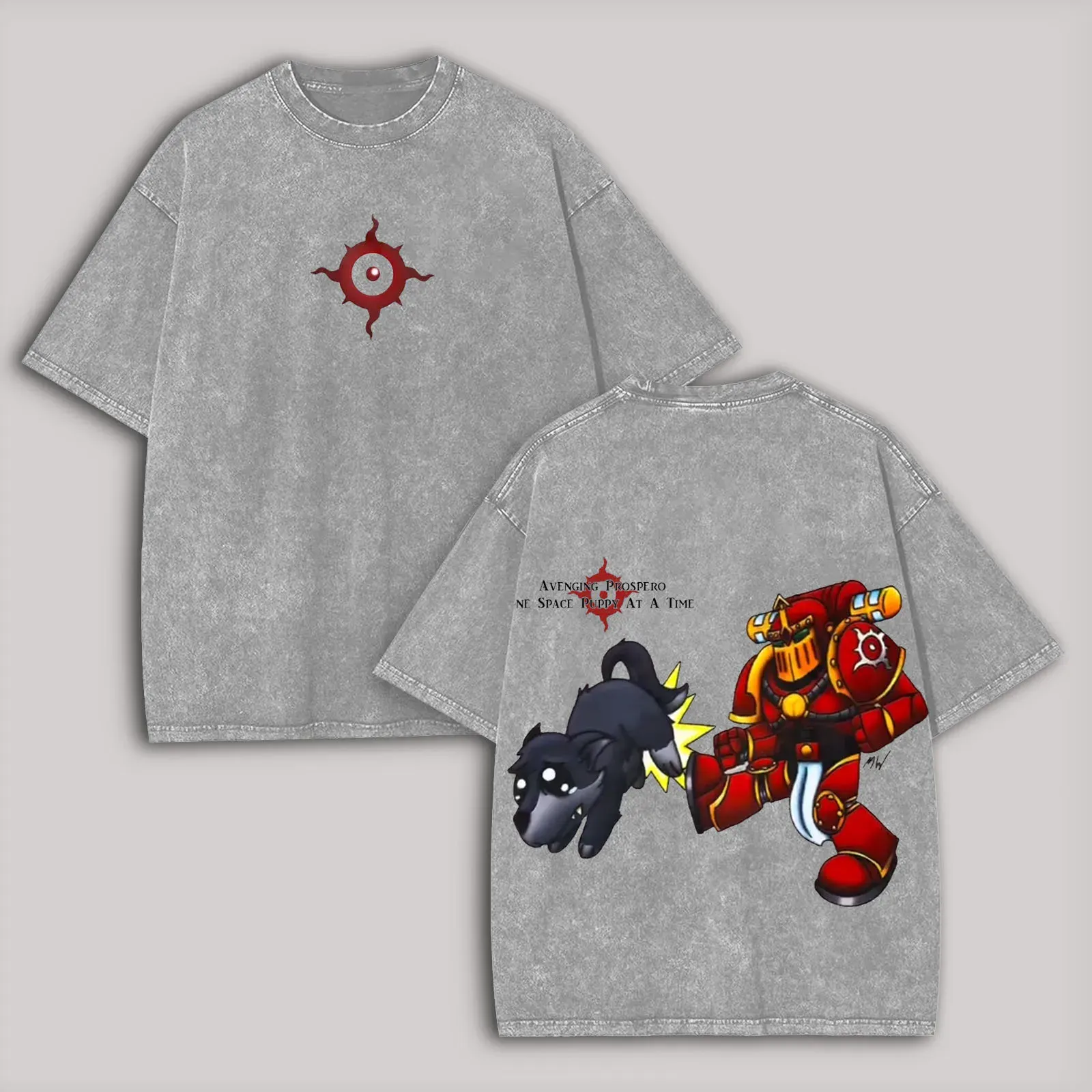 Warhammer 40k Thousand Sons Printed Unisex Washed T-Shirt