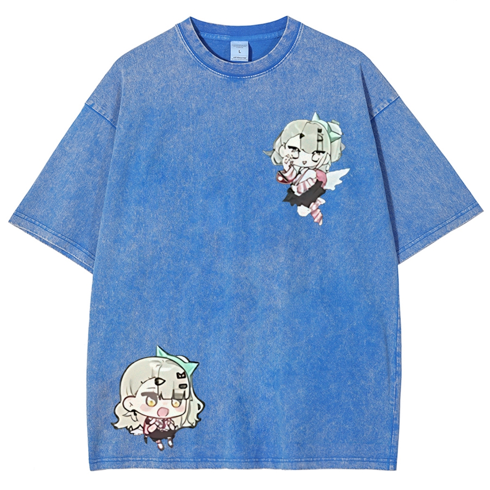 SUNNA Zenless Zone Zero Printed Unisex Washed T-Shirt