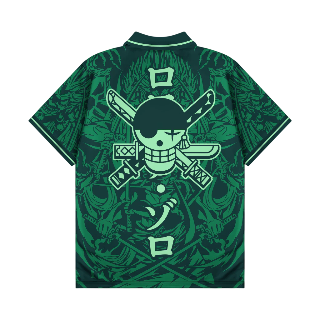 One Piece Anime Vintage V-Neck  Jersey