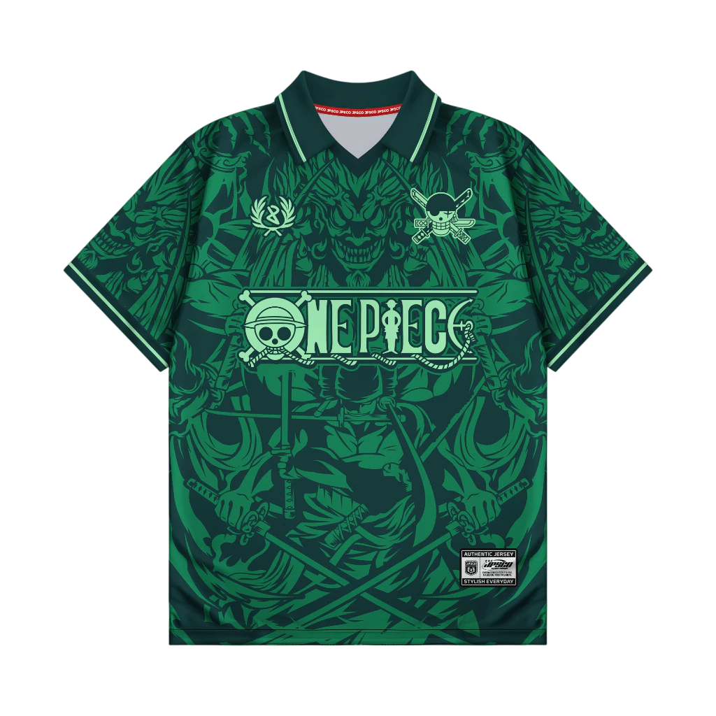 One Piece Anime Vintage V-Neck  Jersey