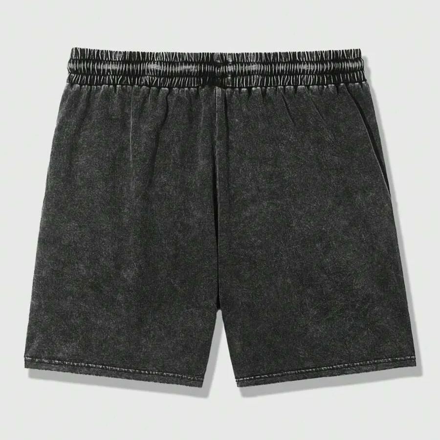 Street Life Men's Printed Tie Front Pocket Casual Shorts