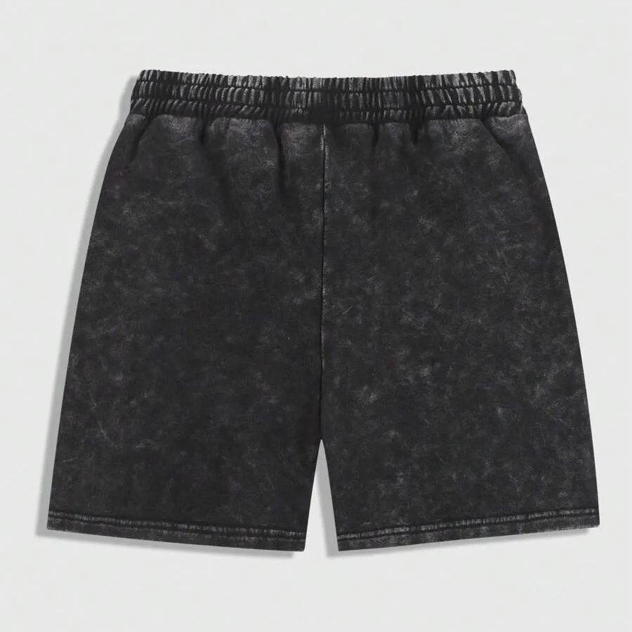 Street Life Men's Printed Tie Front Pocket Casual Shorts