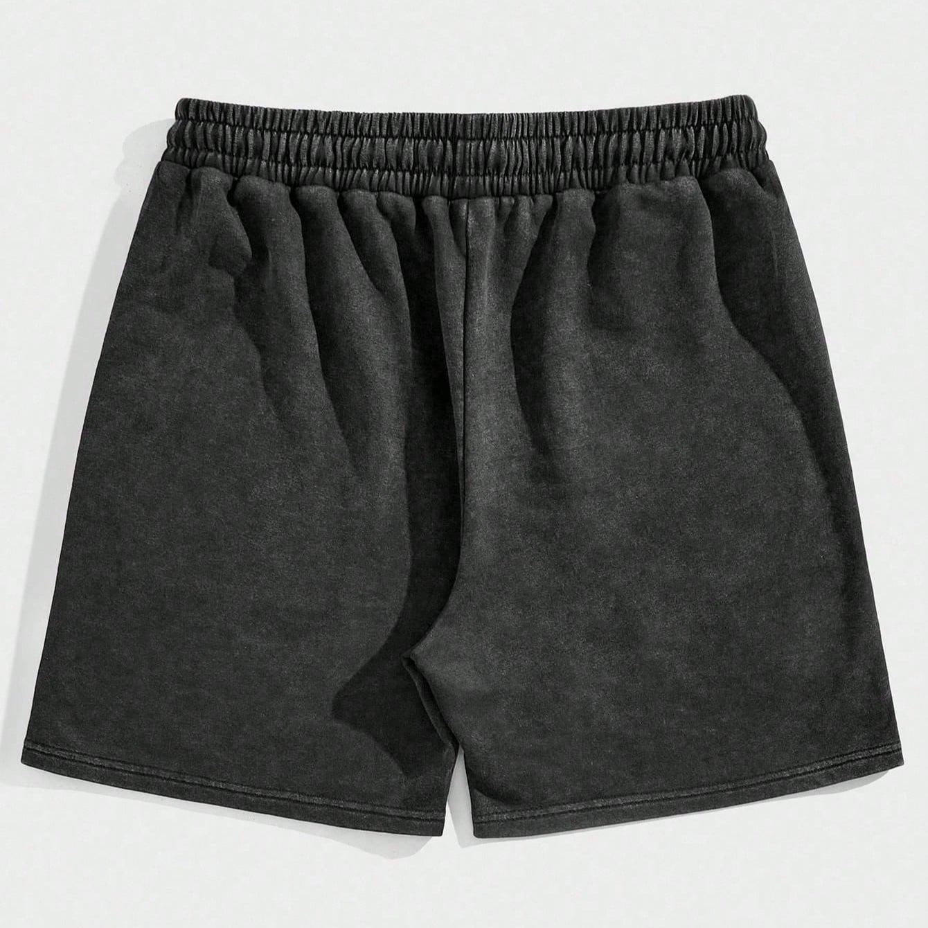 Street Life Men's Printed Tie Front Pocket Casual Shorts