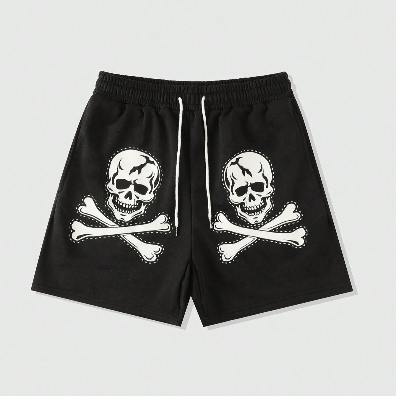 Street Life Men's Printed Tie Front Pocket Casual Shorts