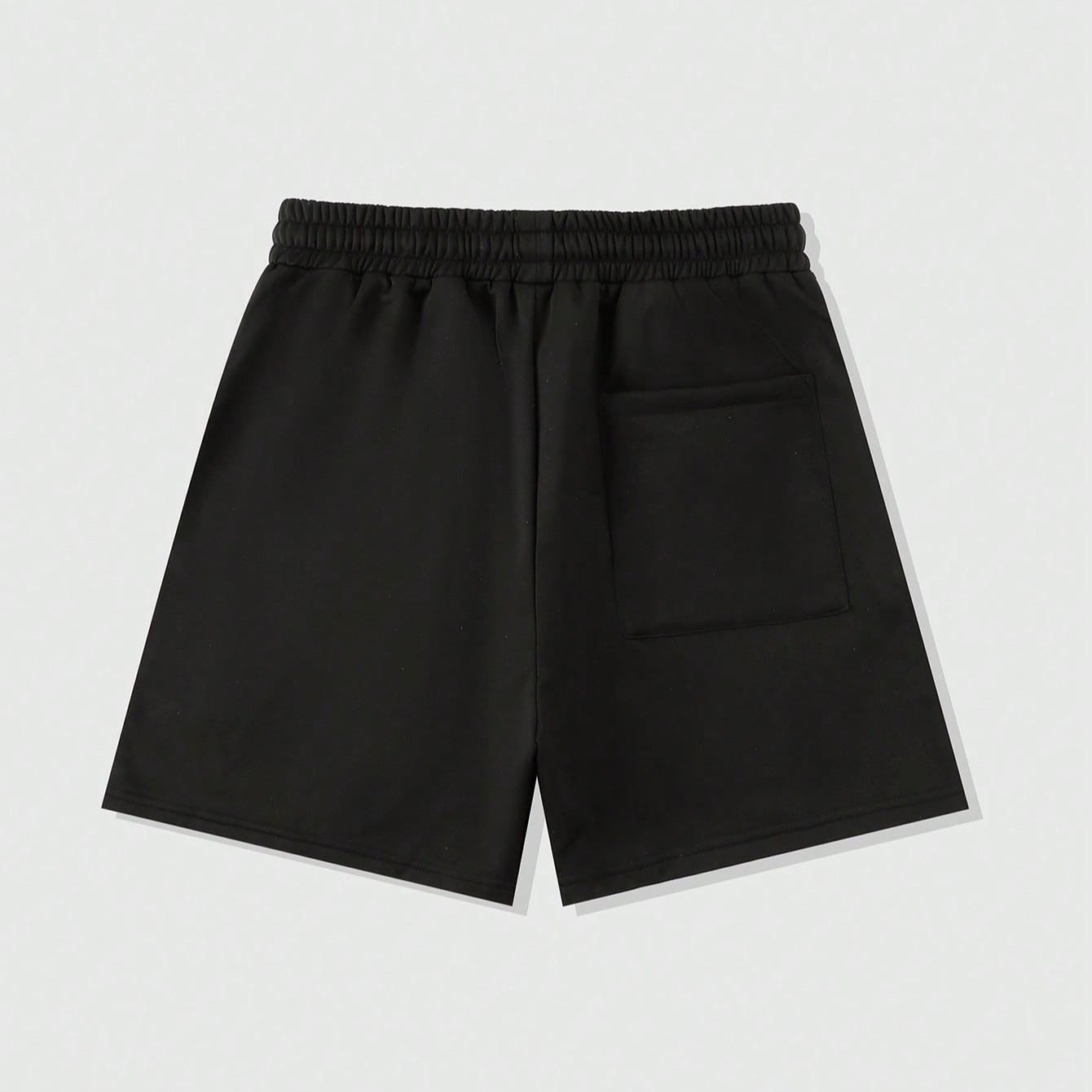 Street Life Men's Printed Tie Front Pocket Casual Shorts