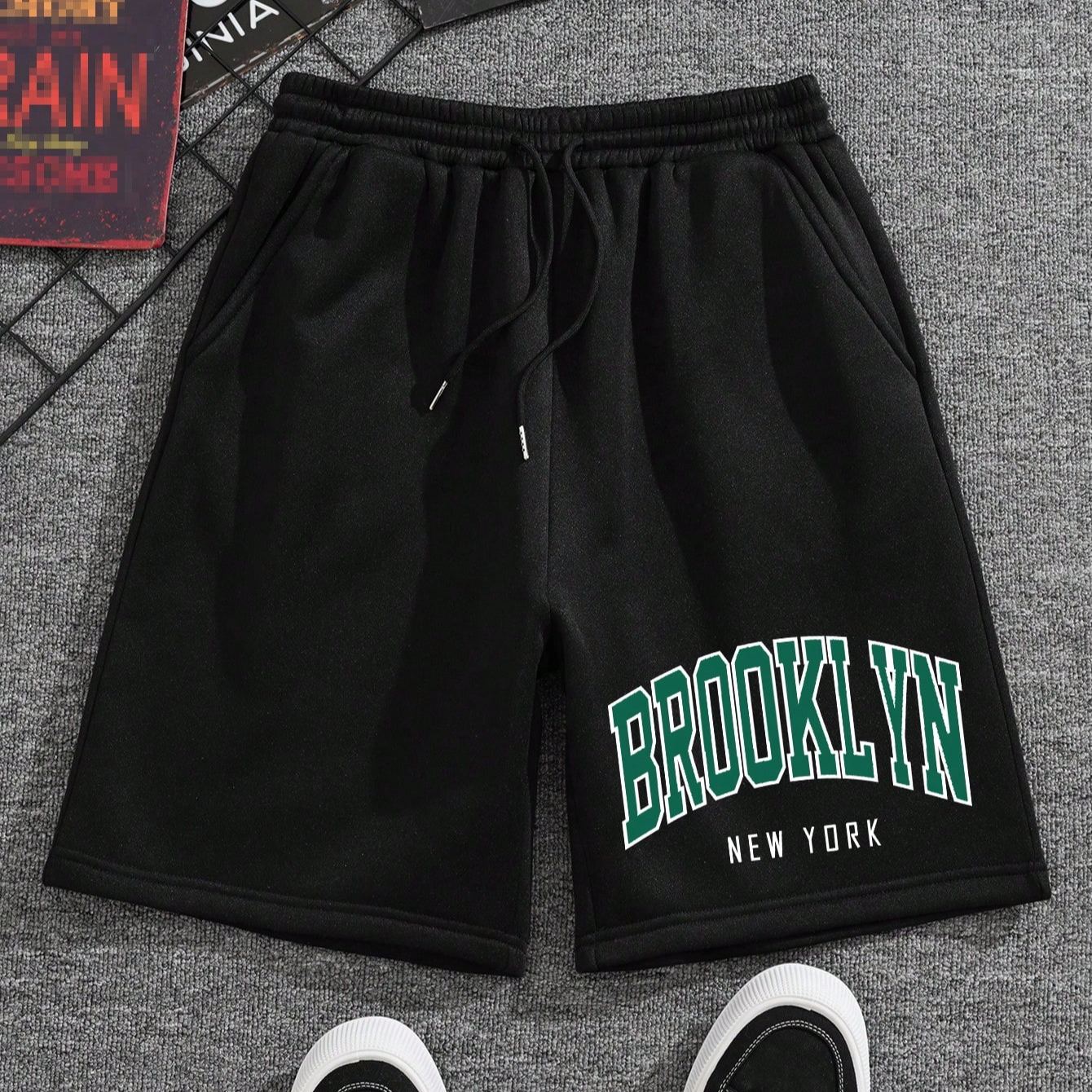 Street Life Men's Printed Tie Front Pocket Casual Shorts