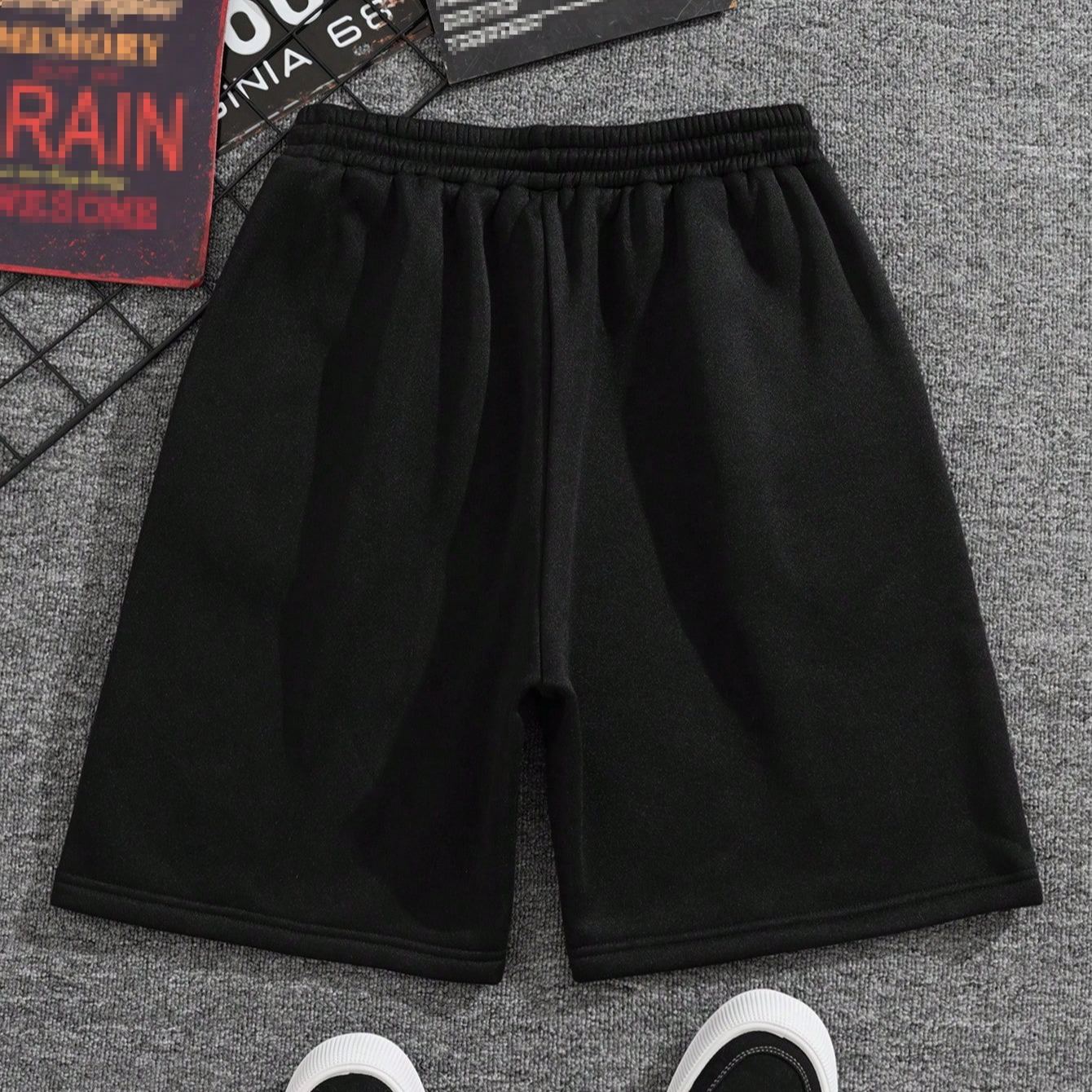 Street Life Men's Printed Tie Front Pocket Casual Shorts