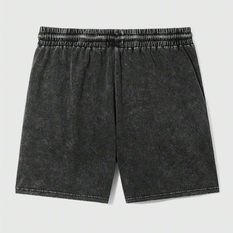 Street Life Men's Printed Tie Front Pocket Casual Shorts