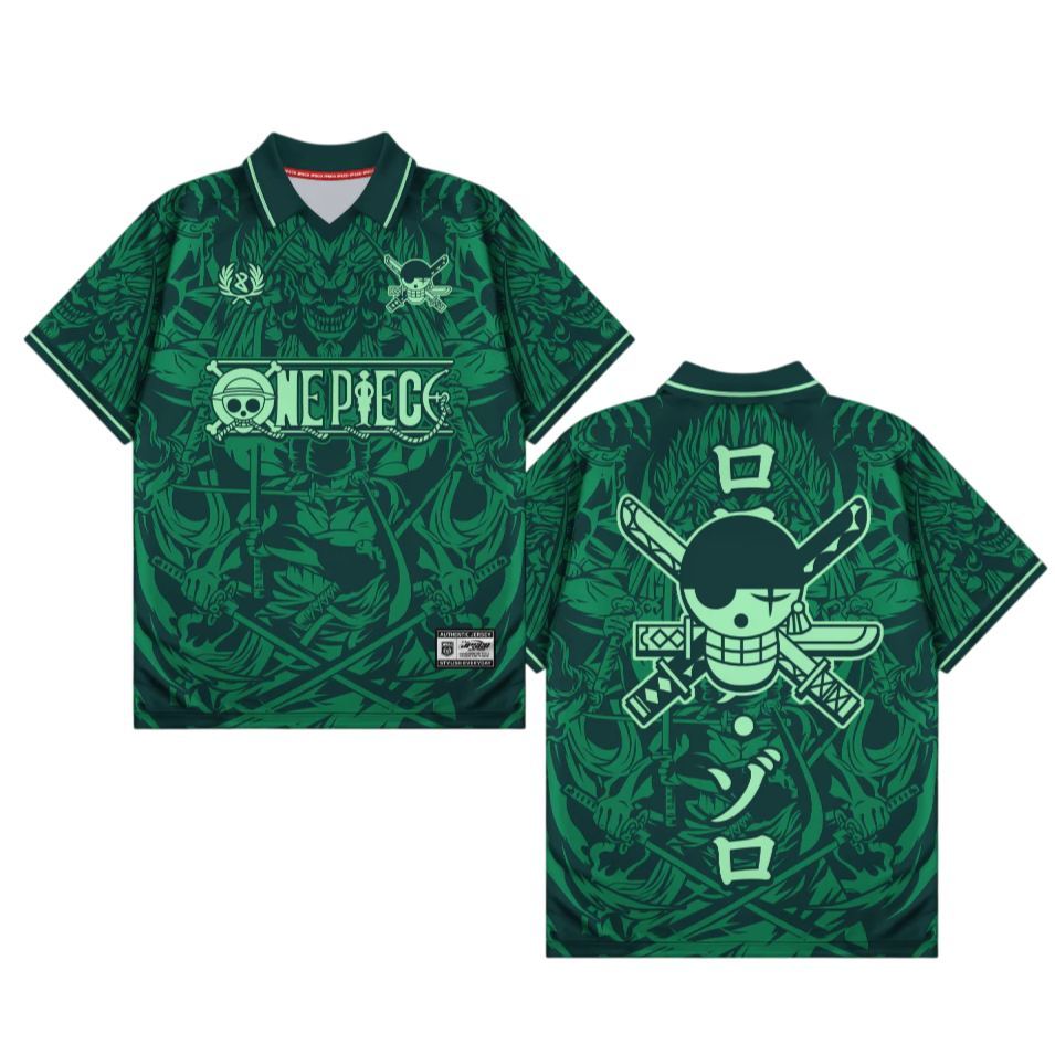 One Piece Anime Vintage V-Neck  Jersey