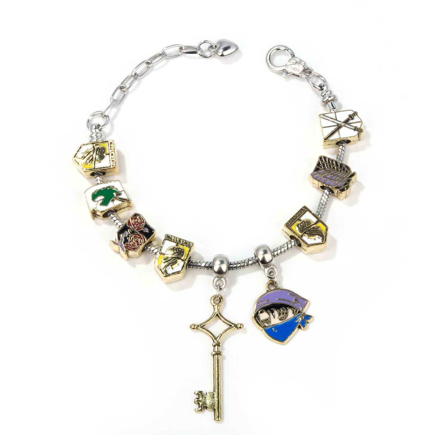 Attack on Titan Charm Bracelet