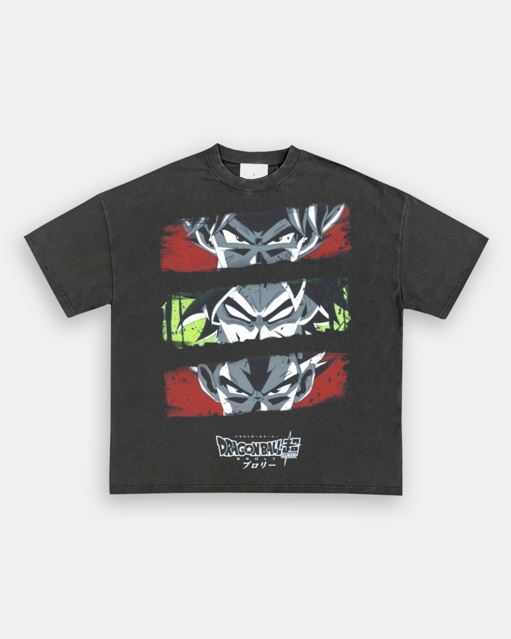 Unisex-Adult Ultra Cotton Washed T-Shirt Graphic SUPER SAIYAN GOKU TEE - [DS]