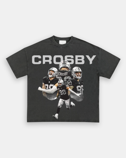 Unisex-Adult Ultra Cotton Washed T-Shirt Graphic MAXX CROSBY TEE
