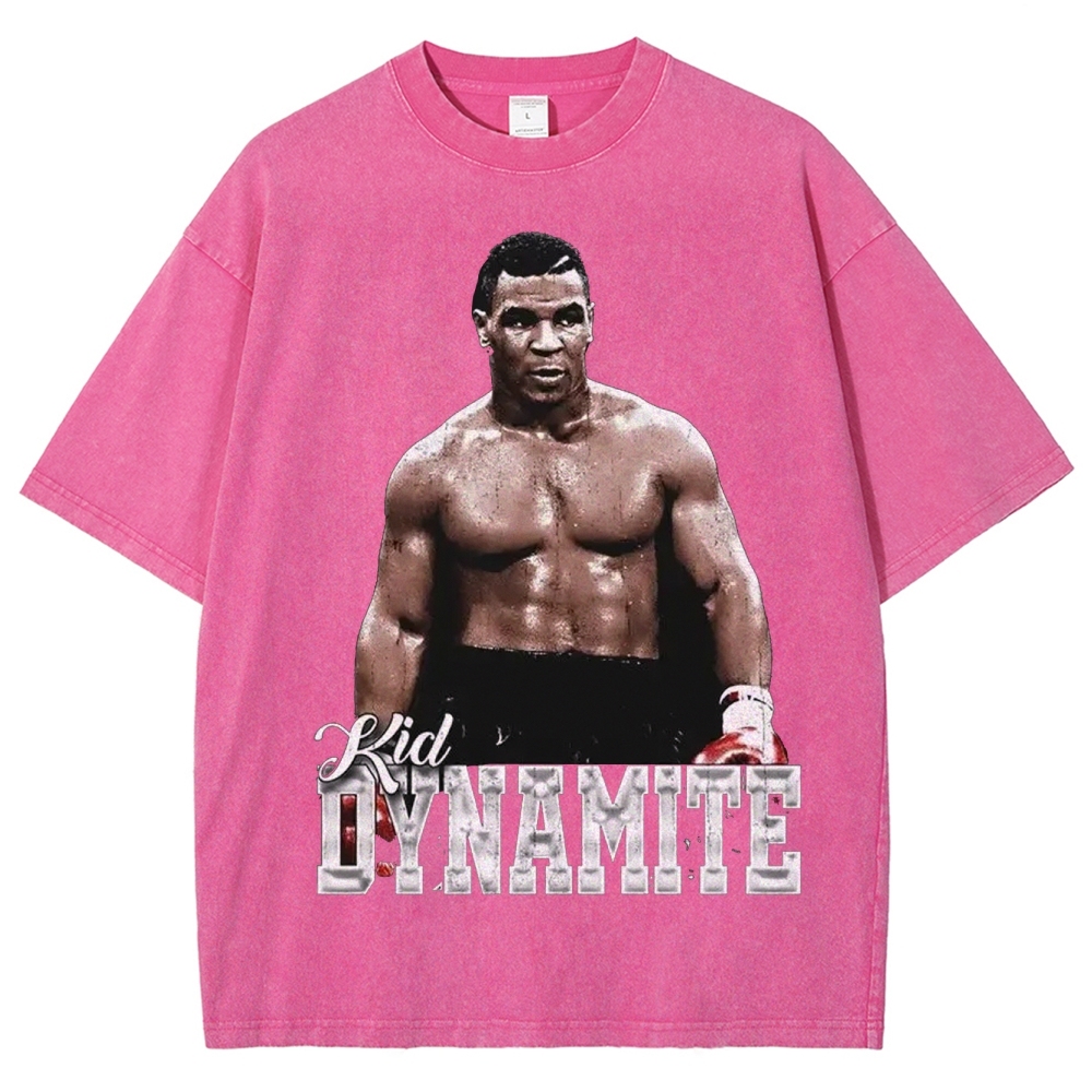 Unisex-Adult Ultra Cotton Washed T-Shirt Graphic MIKE TYSON V2 TEE