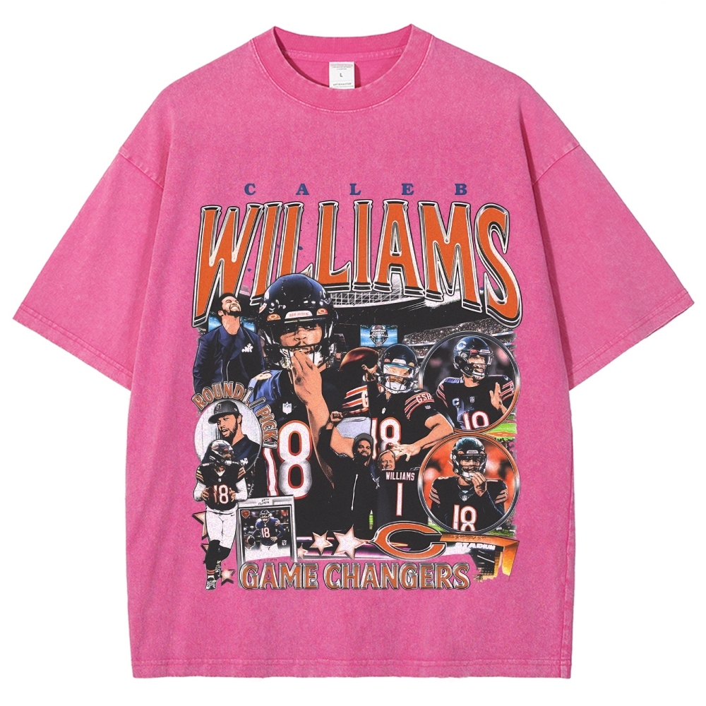 Unisex-Adult Ultra Cotton Washed T-Shirt Graphic CALEB WILLIAMS - BEARS TEE
