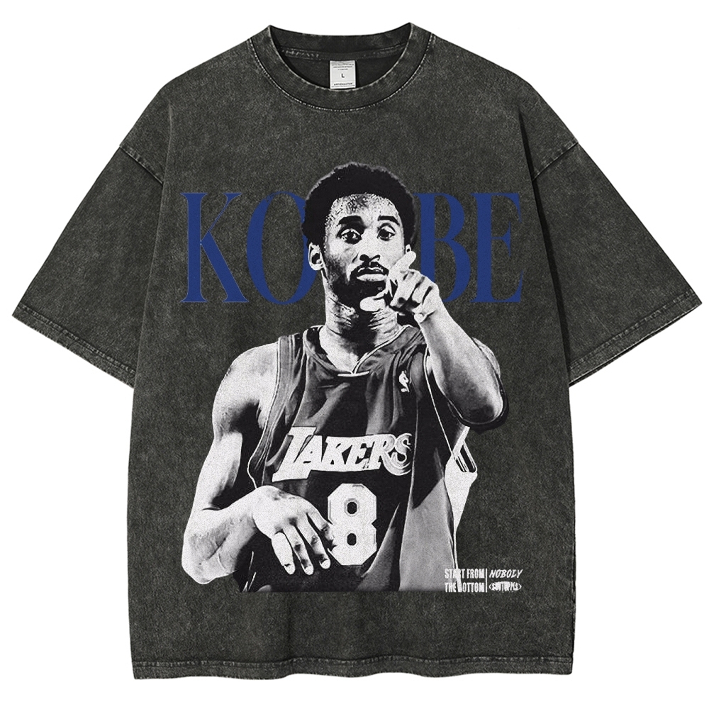 Unisex-Adult Ultra Cotton Washed T-Shirt Graphic KOBE TEE