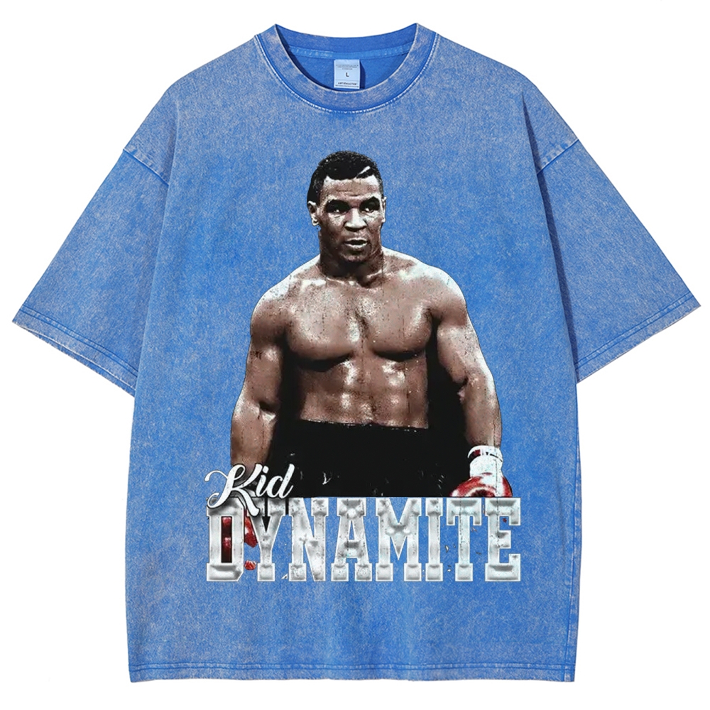 Unisex-Adult Ultra Cotton Washed T-Shirt Graphic MIKE TYSON V2 TEE