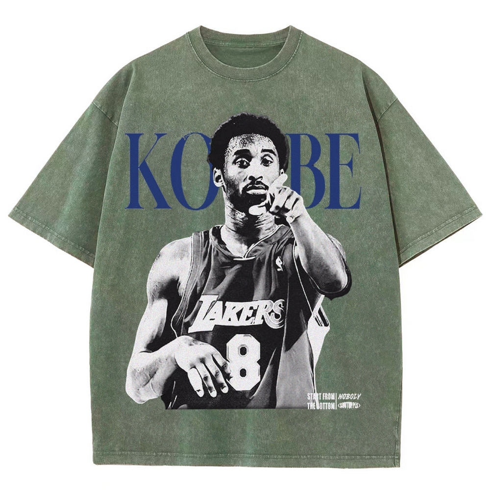 Unisex-Adult Ultra Cotton Washed T-Shirt Graphic KOBE TEE