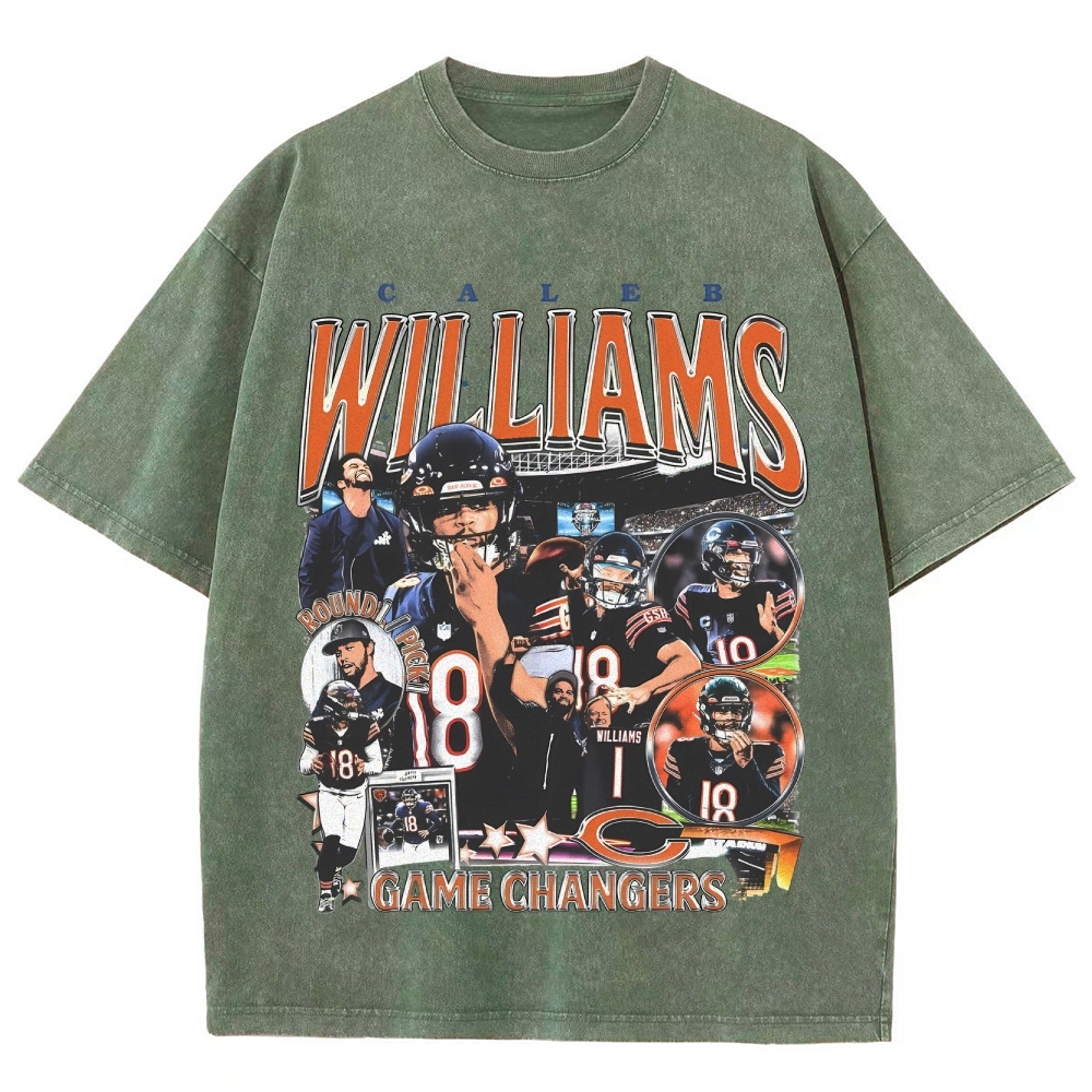 Unisex-Adult Ultra Cotton Washed T-Shirt Graphic CALEB WILLIAMS - BEARS TEE