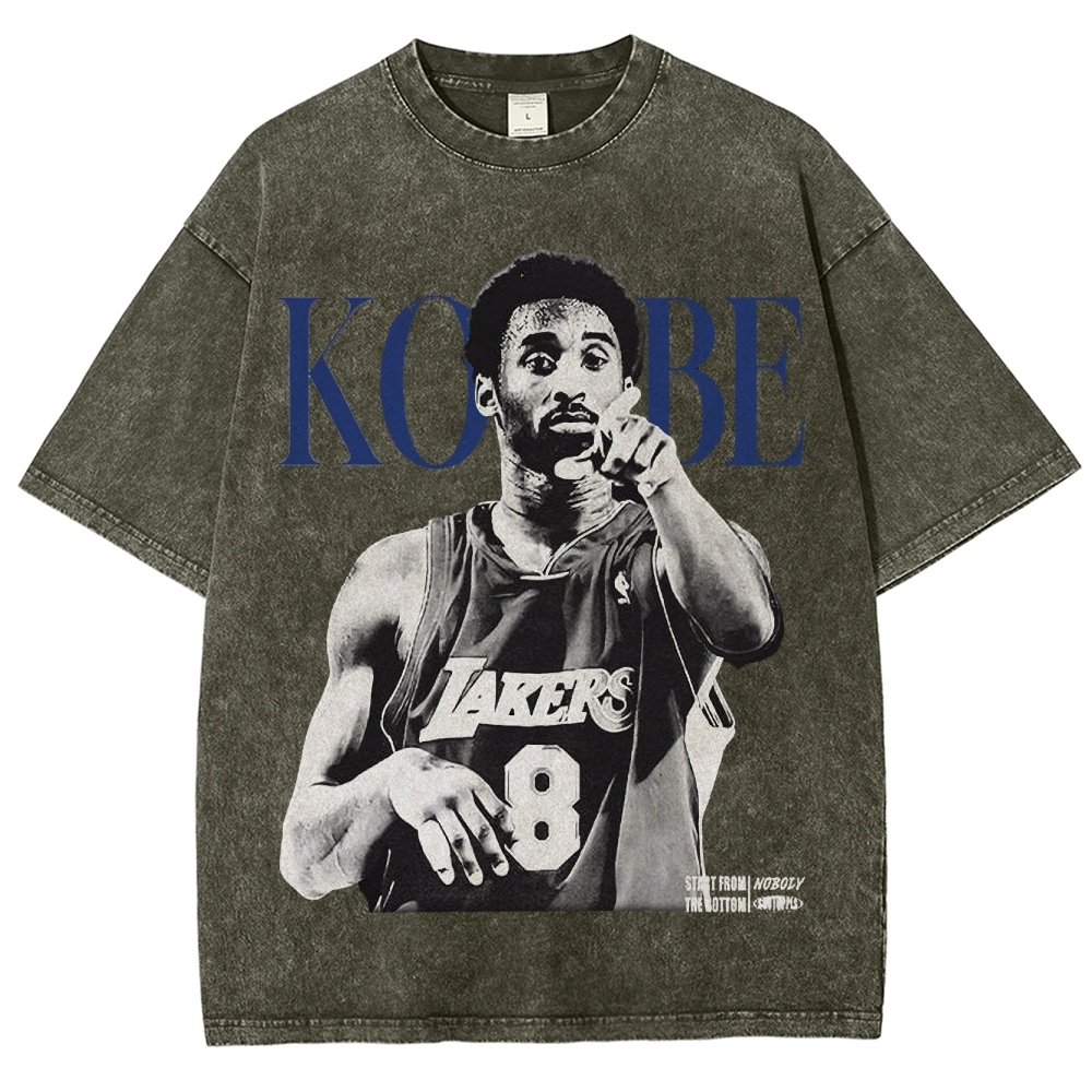 Unisex-Adult Ultra Cotton Washed T-Shirt Graphic KOBE TEE