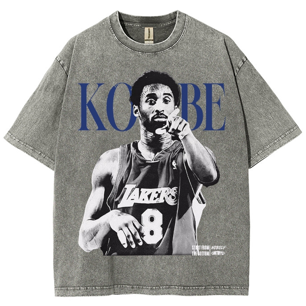 Unisex-Adult Ultra Cotton Washed T-Shirt Graphic KOBE TEE