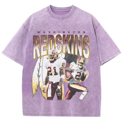Unisex-Adult Ultra Cotton Washed T-Shirt Graphic REDSKINS TEE