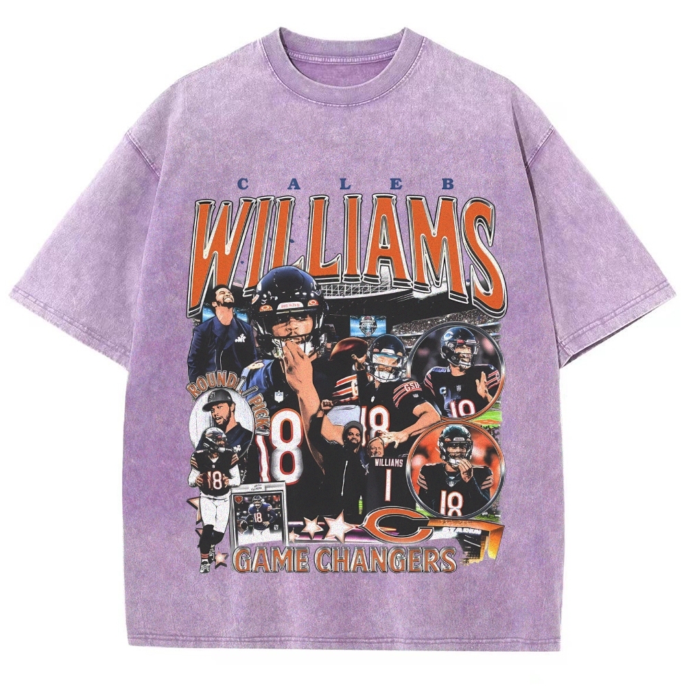 Unisex-Adult Ultra Cotton Washed T-Shirt Graphic CALEB WILLIAMS - BEARS TEE