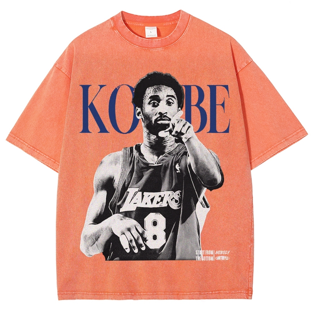 Unisex-Adult Ultra Cotton Washed T-Shirt Graphic KOBE TEE