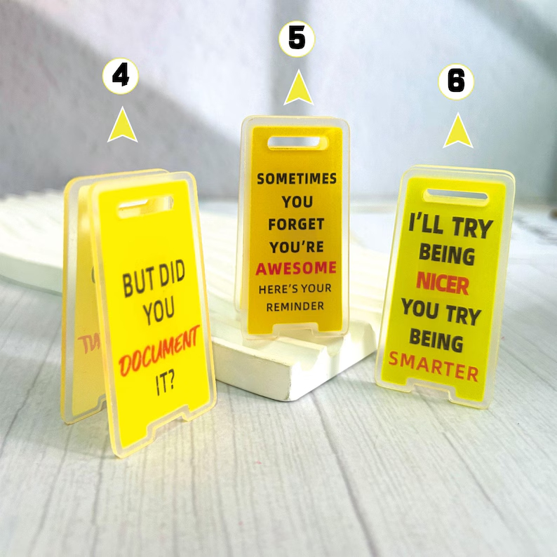 3D Mini Desk Sign