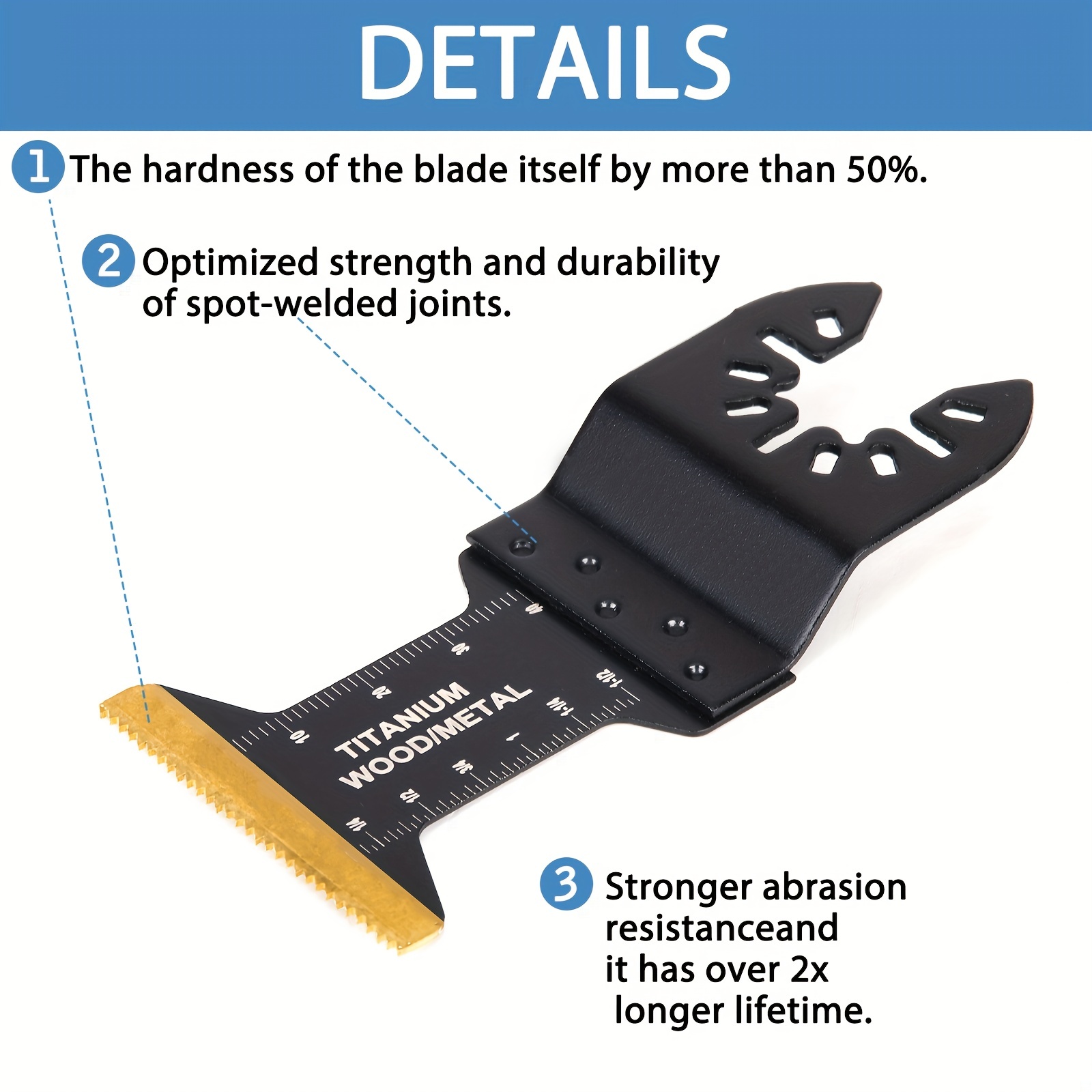 98pcs Oscillating Saw Blades Set