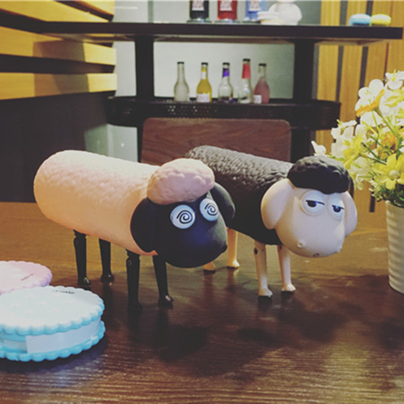 Standing cute lamb 3D cartoon animal water cup