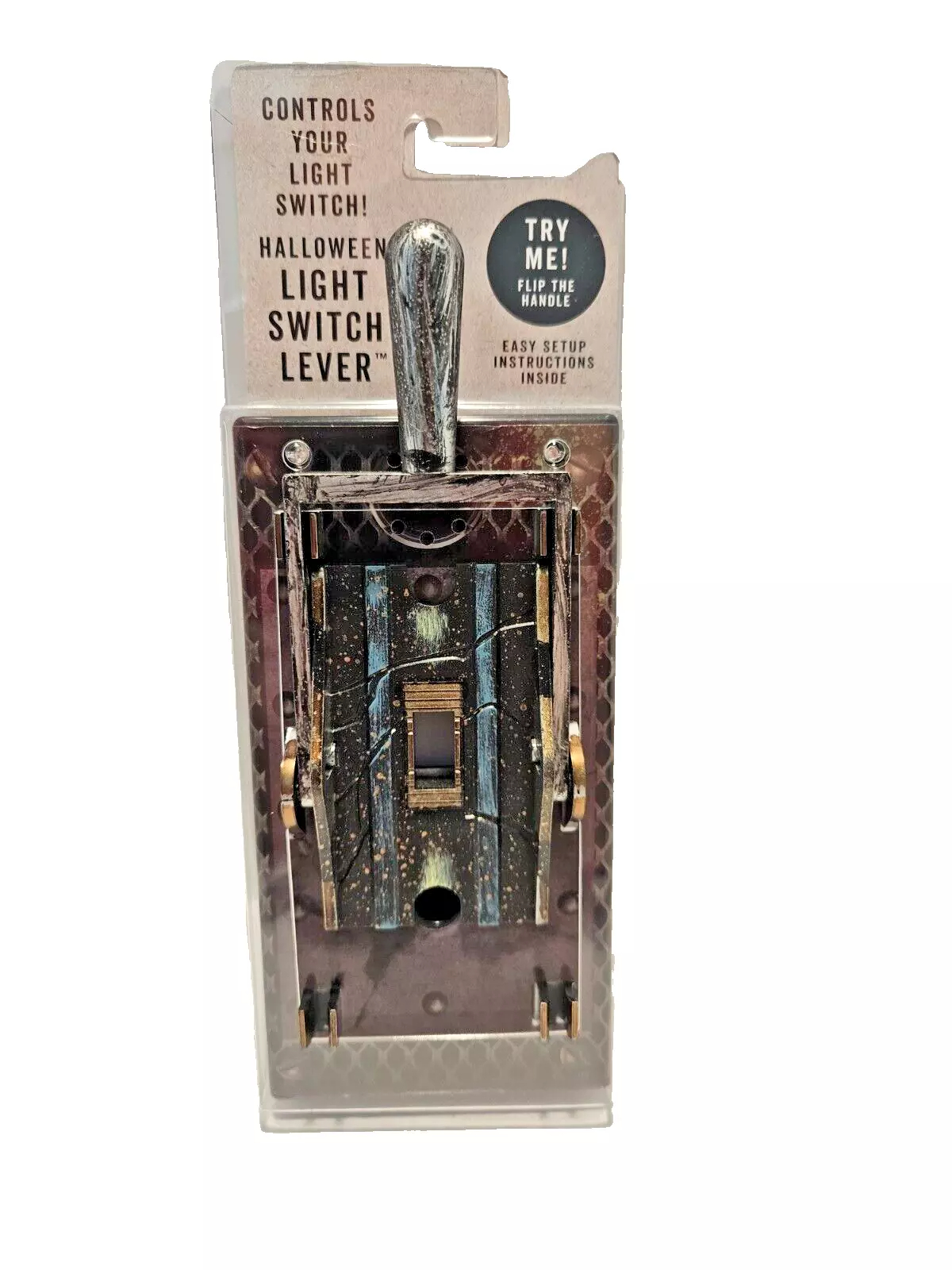Halloween Light Switch Lever Scary Prop Electronic