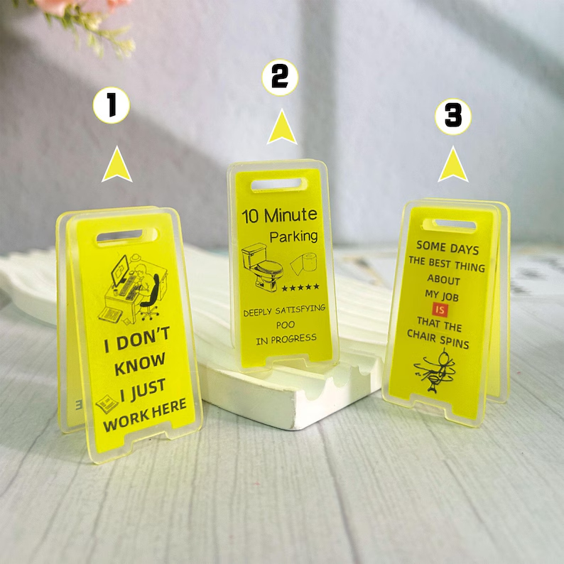 3D Mini Desk Sign