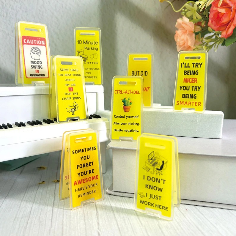 3D Mini Desk Sign