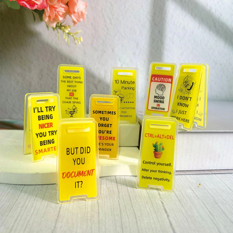 3D Mini Desk Sign