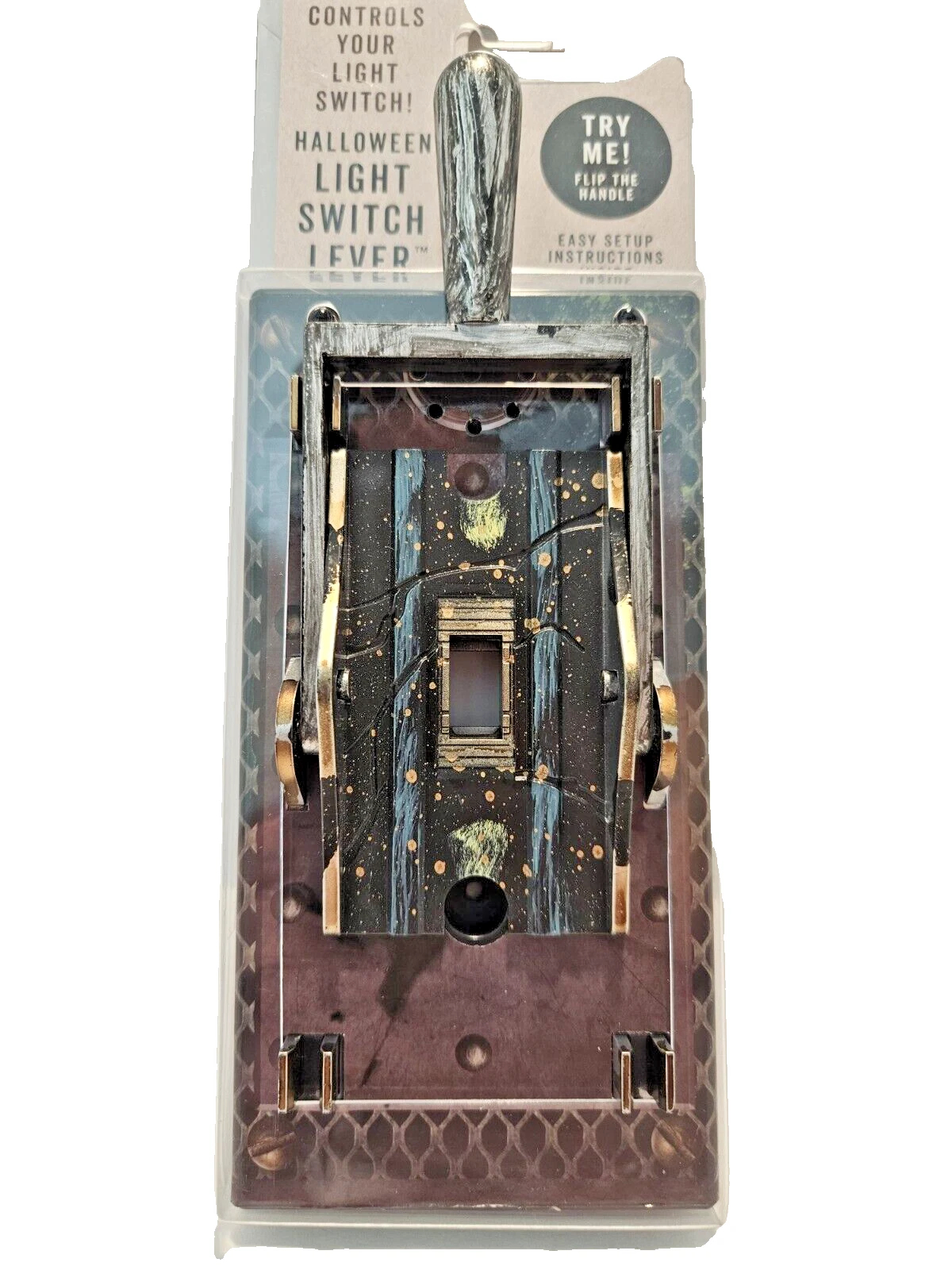 Halloween Light Switch Lever Scary Prop Electronic