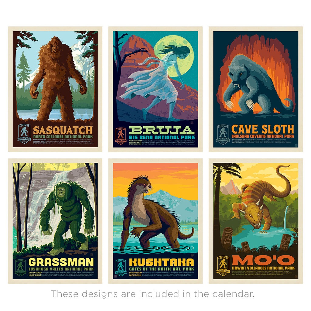 📅2025 Wall Calendar: Legends of the National Parks (Best Seller)