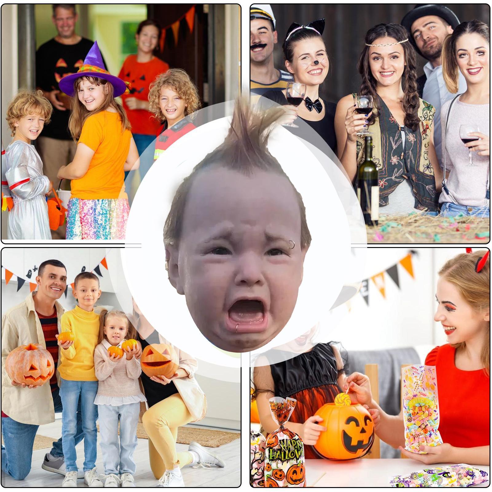 Crying Punk Baby Mask