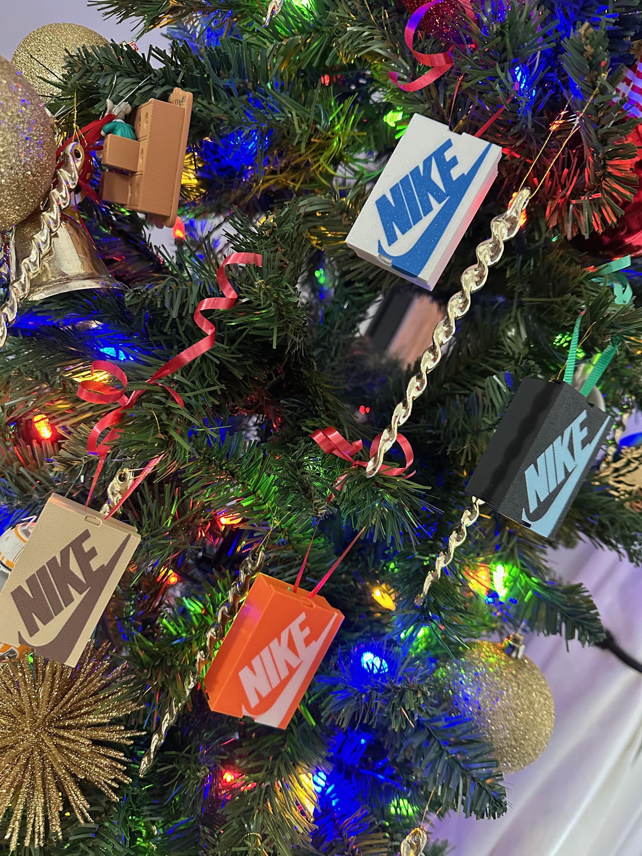 Sneaker Shoebox Ornament for Christmas | Small Replica