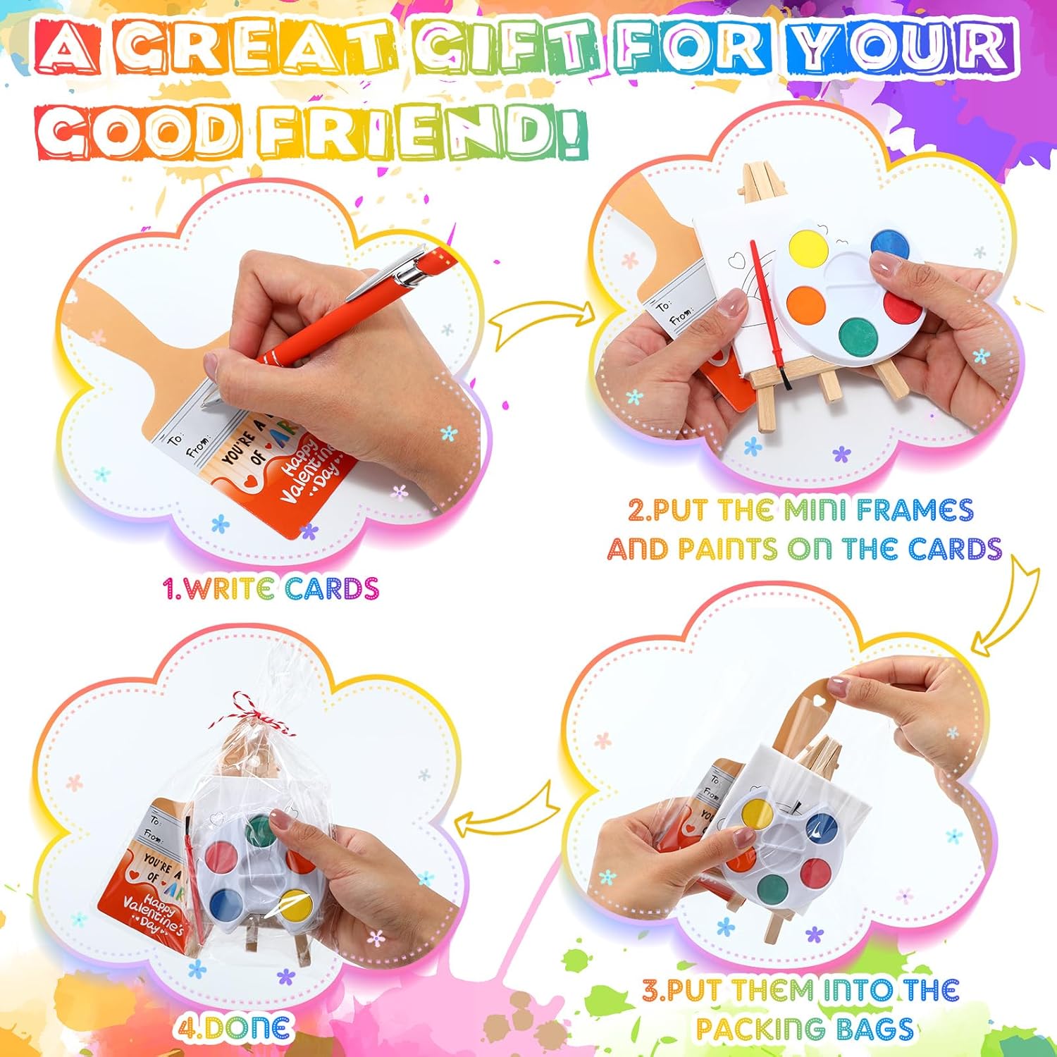 Class Valentines paint set!