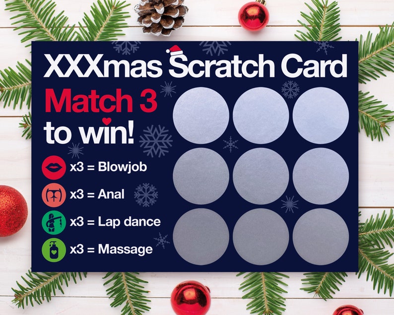 Xmas Gift for man - Scratch Card