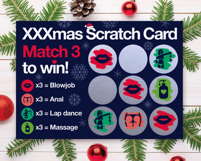 Xmas Gift for man - Scratch Card