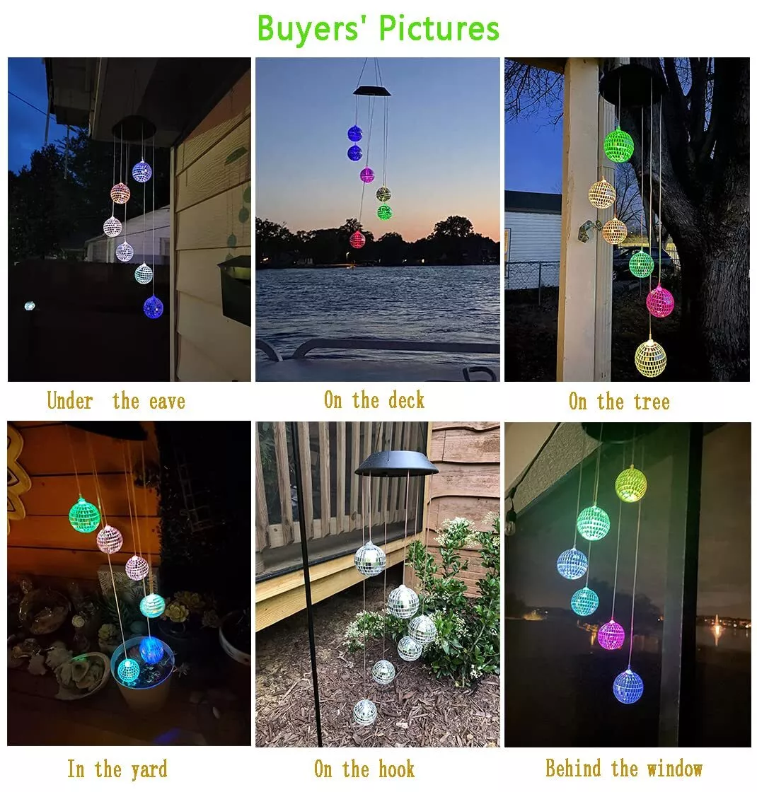 Solar Disco Ball Outdoor Decoration