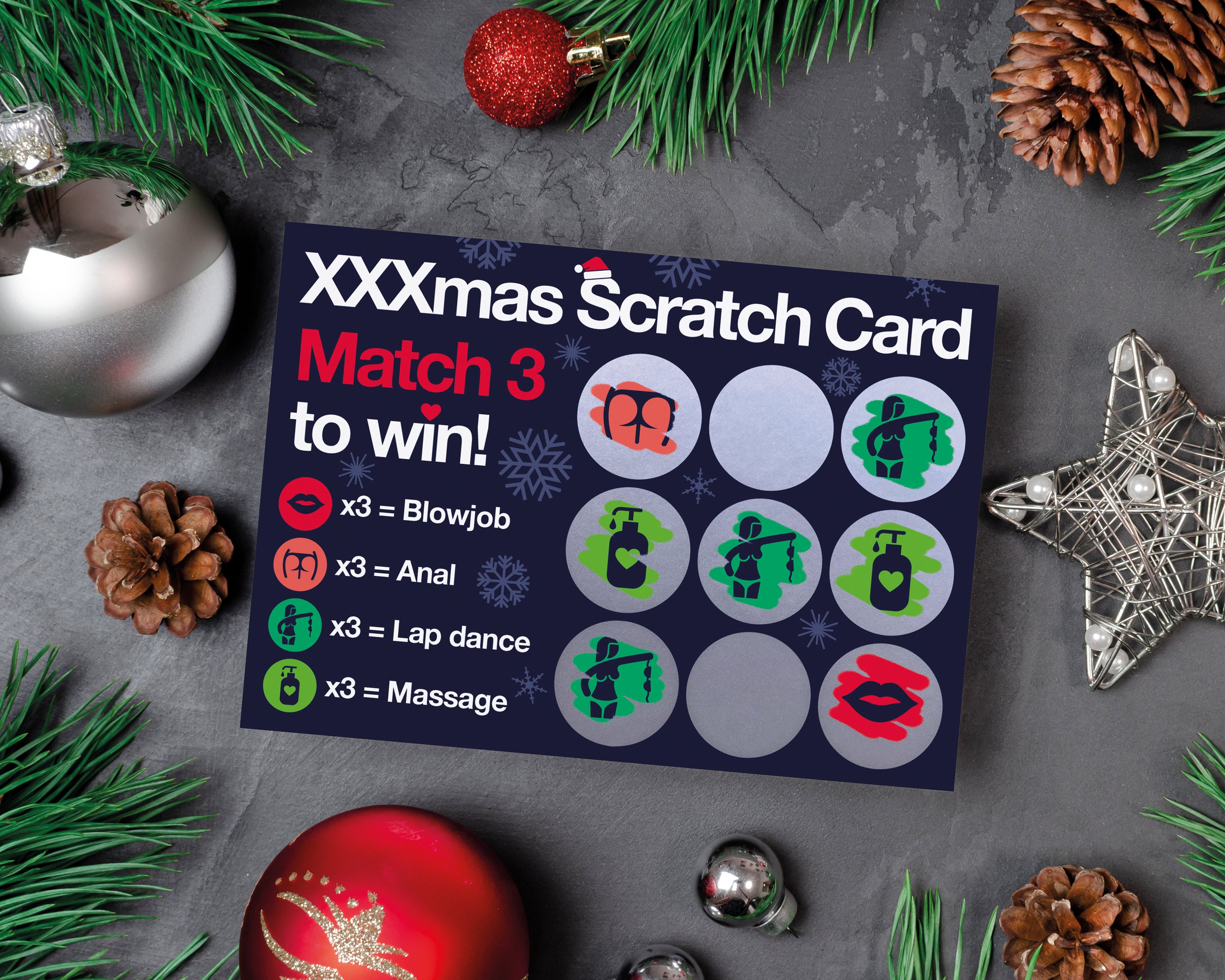 Xmas Gift for man - Scratch Card