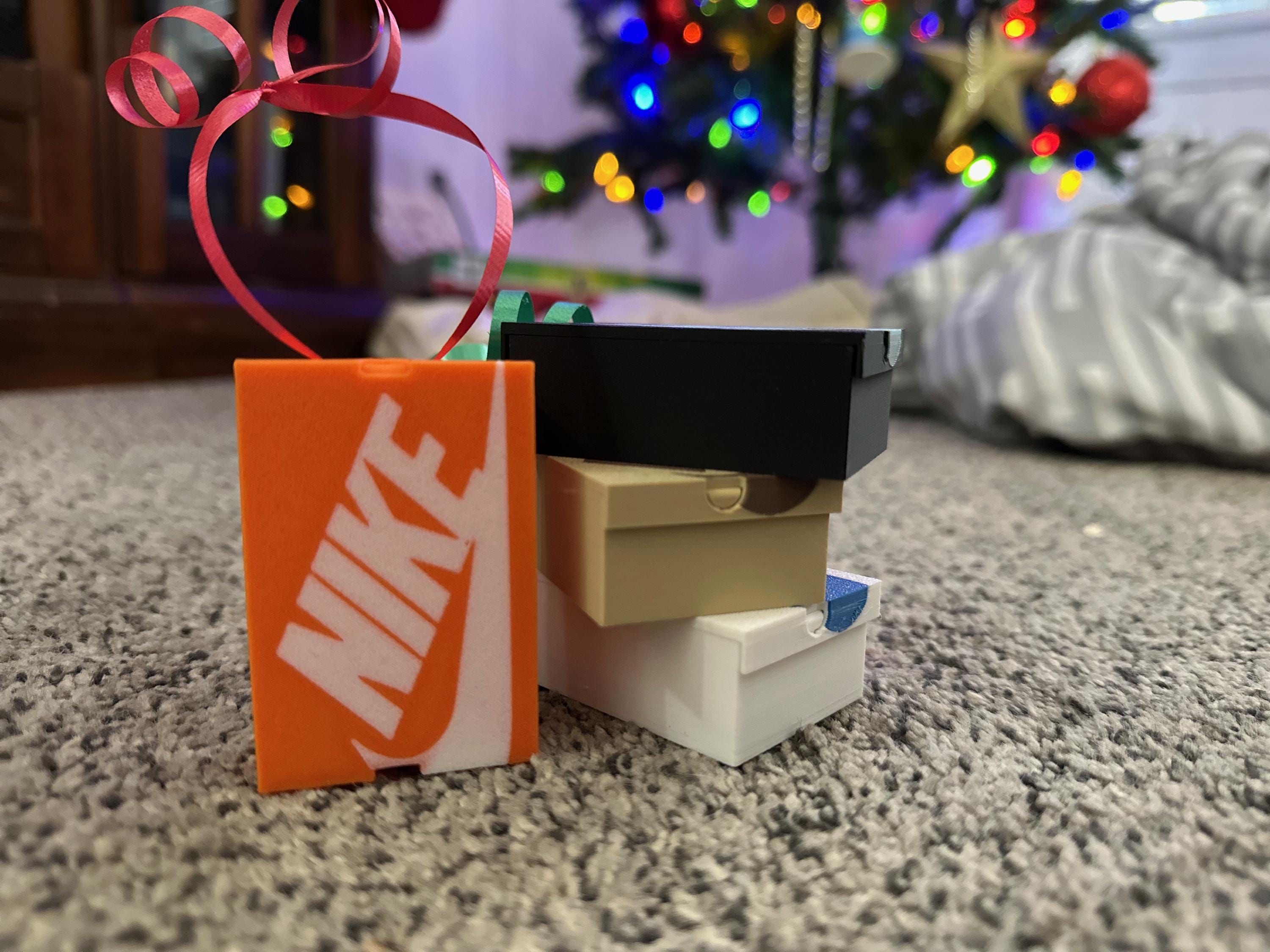 Sneaker Shoebox Ornament for Christmas | Small Replica