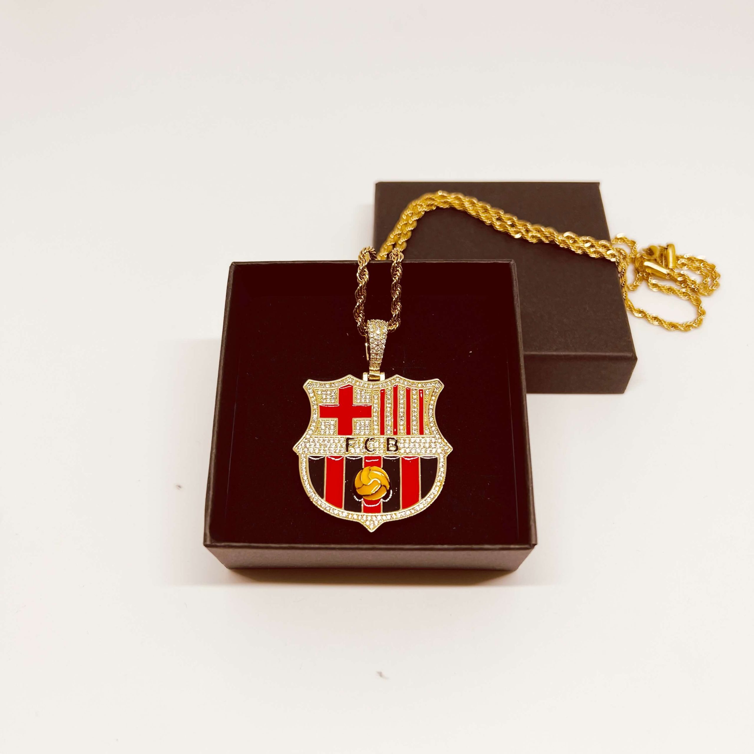 Football club badge necklace