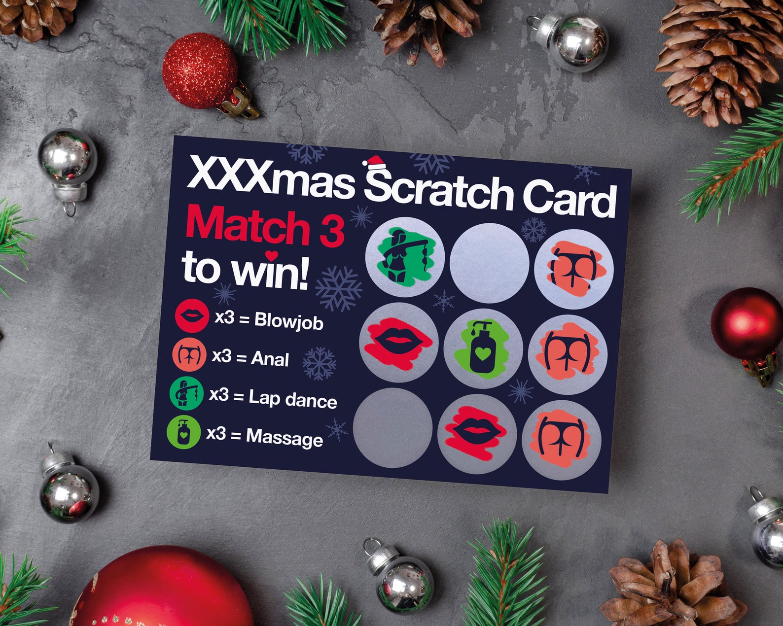 Xmas Gift for man - Scratch Card