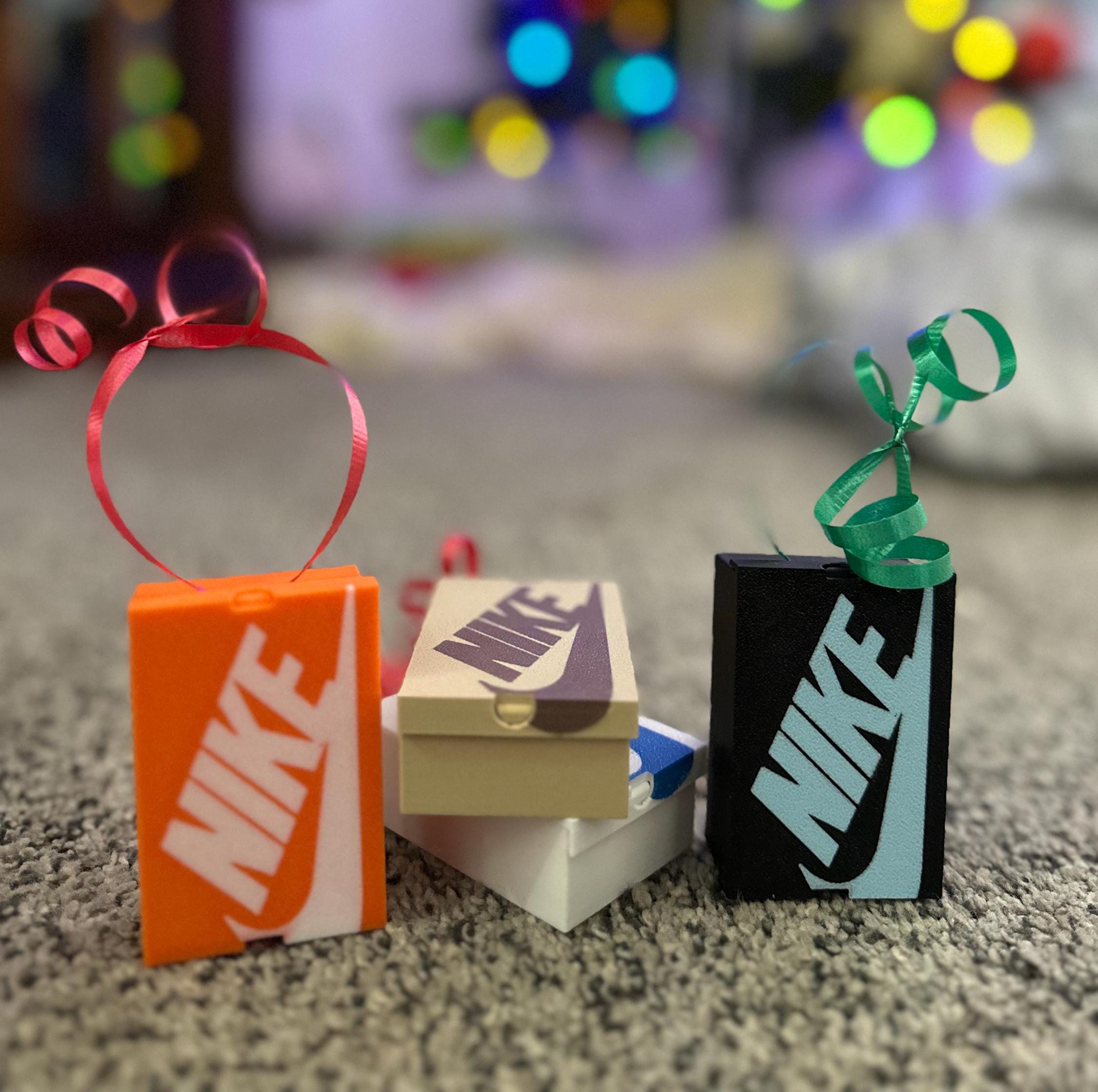 Sneaker Shoebox Ornament for Christmas | Small Replica