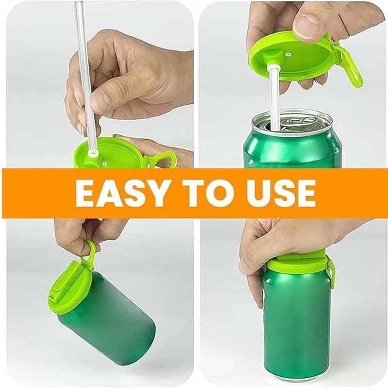 Silicone Straw Soda Can Cap
