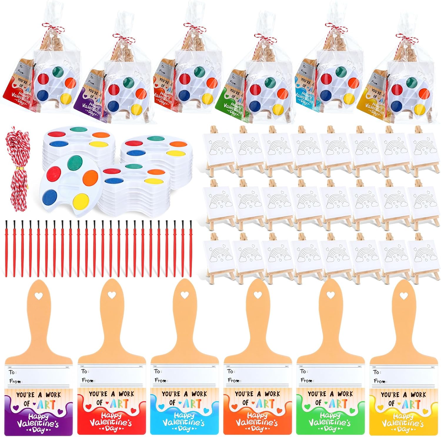 Class Valentines paint set!